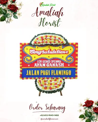 Bunga Papan Congratulation di Rappokalling